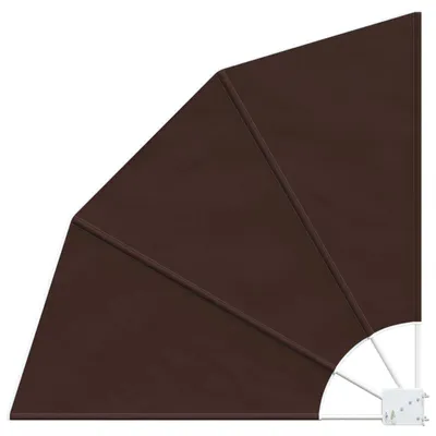 Produktbild von vidaXL Balkon Sichtschutz 140 x 140 cm Polyester Braun