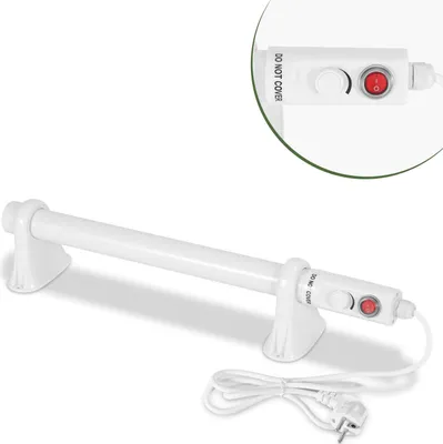 Produktbild von Bettizia Gewächshausheizung 55W Elektrische Stabheizung für Gewächshäuser IP44 Stabheizung Weiß