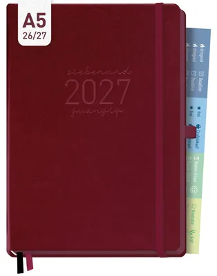 Produktbild von Chäff-Timer Deluxe 2026/2027 / 17 Monate / A5 / Berry / Häfft-Verlag