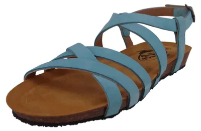 Produktbild von Plakton Damen Komfort Sandalen Fran Vali 405184 405184 Afelpado Türkis