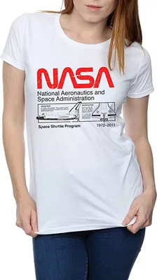 Immagine prodotto di NASA - Maglietta "Classic Space Shuttle" da donna BI1352 (XXL) (Bianco)