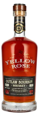 Produktbild von Yellow Rose Outlaw Bourbon Whisky 0,7L (46% Vol) - [Enthält Sulfite]