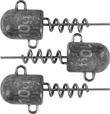 Produktbild von Fox Rage Corkscrew Bullet Jig Heads - 3 Schraubkopf Jighaken, Gewicht:10g