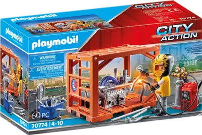 Produktbild von PLAYMOBIL City Action 70774 Containerfertigung