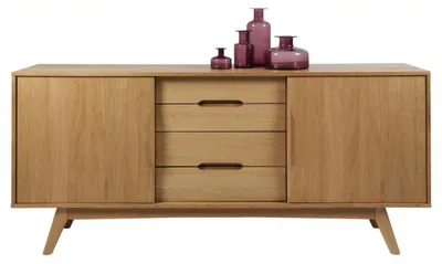 Productafbeelding van Dressoir Mylla Eikenfineer Naturel 180cm - Giga Living