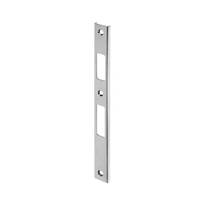 Produktbild von WILKA Schließblech U-förmig Falle und Riegel, 245 x 24 x 6 mm, Edelstahl