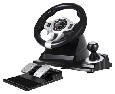 Produktbild von Tracer TRAJOY46524, Lenkrad + Pedale, PlayStation 4, Playstation 3, Kabelgebunden, Schwarz, Kabel