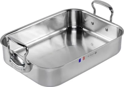 Produktbild von De Buyer Affinity Bratplatte Edelstahl 35X25 cm