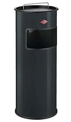 Produktbild von WESCO 150601-60 Standascher 30 in ANTHRAZIT mit Sieb und 30 Liter Abfallvolumen / Mülleimer / Ascher