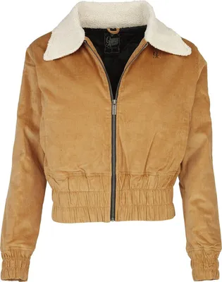 Produktbild von Queen Kerosin Übergangsjacke Damen Cropped Corduroy Jacket braun XL