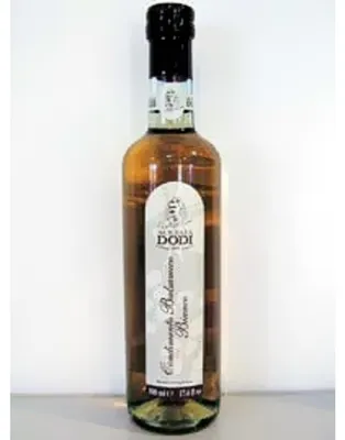 Produktbild von Weißer Balsamessig Barrique Balsamico Dodi Acetaia 500 ml.