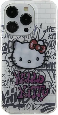 Obrázek produktu pro Hello Kitty IML Kitty On Bricks Graffiti - pouzdro na iPhone 11 (bílé)
