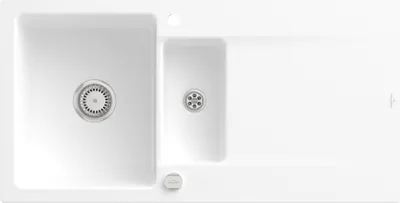 Produktbild von Villeroy & Boch Keramikspüle 333702RW, Siluet 60 R Einbauspüle - inkl.