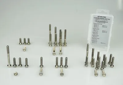 Produktbild von SCAR Engine Screw Kit Titanium 48 Screws