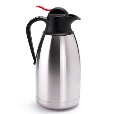 Productafbeelding van MSV Isolatiekan, thermoskan voor thee en koffie, 2 liter, met drukknoppendeksel