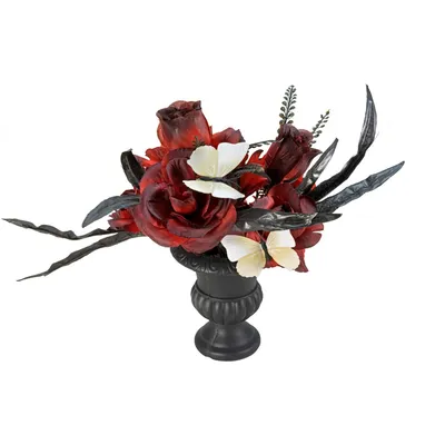 Productafbeelding van EUROPALMS Halloween tafeldecoratie, rozen, 28 cm (83316118)