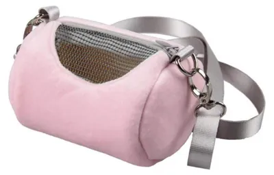 Produktbild von Tragbarer Tierrucksack für kleine Haustiere – Atmungsaktiv und bequem, in Rosa