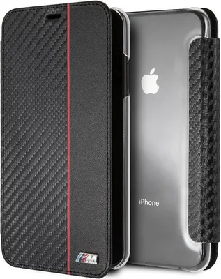 Immagine prodotto di Custodia a libro BMW per iPhone Xs Max - Nero (3700740435205)