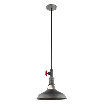 Zdjęcie produktu dla Lampa wisząca Italux Garibaldo nowoczesna biała MDM-2781/1 GR+BK