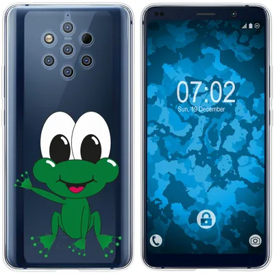 Produktbild von PhoneNatic Case kompatibel mit  Nokia 9 PureView Silikon-Hülle Cutiemals M2