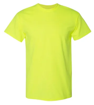 Image de Gildan - T-shirt pour hommes/femmes unie FK1897 (S) (vert sécurité)