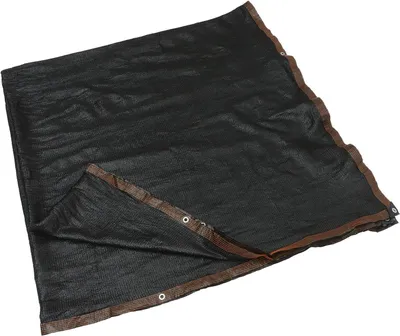 Produktbild von Schwarzes Sonnenschutznetz aus atmungsaktivem Polyethylen, 3x3m, UV- und korrosionsbeständig für Balkon und Außenbereich