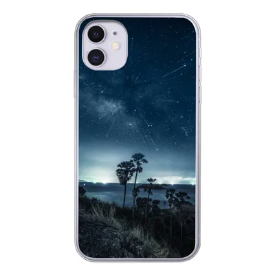 Produktbild von MuchoWow® Handyhülle Schutzhülle Hülle für iPhone 11 Sternenhimmel - Meer - Tropisch - Jungen - Mädchen - Kinder Silikon Softcase Handy Hülle - Handytasche