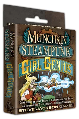 Produktbild von Munchkin Steampunk: Girl Genius, Kartenspiel, Rollenspiele, 10 Jahr(e), 60 min