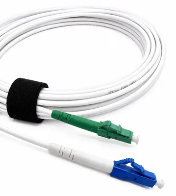 Produktbild von Elfcam - 1m LWL Glasfaser-Kabel LC/APC auf LC/UPC, OS2 Singlemode 9/125μm, Simpl