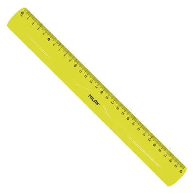 Image de Règle De 30 Cm Sur Un Blister Jaune