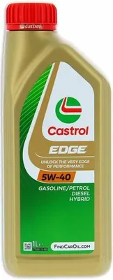 Produktbild von Castrol EDGE 5W-40 Titanium, 1 l, 5W-40, Sommer/Winter, Motorrad, Ethanol, -42 °C