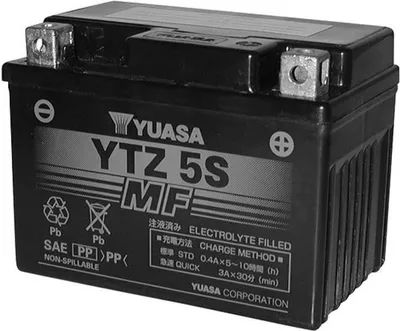 Immagine prodotto di Batteria Yuasa YTZ5S 12V/3,5AH sigillata con acido