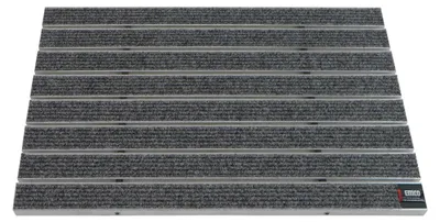 Produktbild von Emco Eingangsmatte DIPLOMAT 22mm, Large Rips Hellgrau,Größe:75x50cm