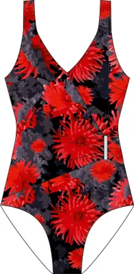 Produktbild von FASHY Damen Badeanzug rot 44C