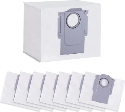 Produktbild von 8 Stück Staubbeutel für Roborock S8+/ S8 Pro Ultra/ S7 MaxV Ultra/ S7 Pro Ultra/ Q7+/ Q7 Max+/ Q8 Max+/ Q5 Pro+ Staubsauger Absaugstation, Ersatzbeutel Zubehörset Staubsaugerbeutel Ersatzteile