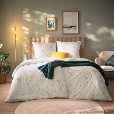 Produktbild von Estella Interlock Jersey Bettwäsche Cassandra 6528-360 orange 135x200