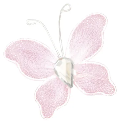 Imagen del producto de 10 pequeñas mariposas decorativas rosas, de 2 x 3 cm, para bodas y bautizos - Talla única