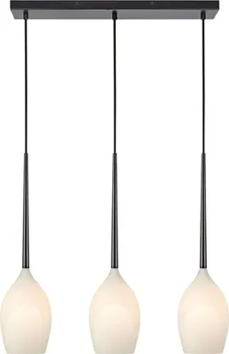 Produktbild von Markslöjd SALUT PL 3- fl Schwarz/Opalglas