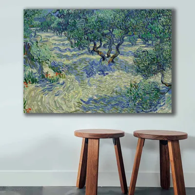 Produktbild von Wallity, 70100VANGOGH030- VNC1207, Bunt, Leinwandbilder, 70 x 100 cm, 100% Leinwand