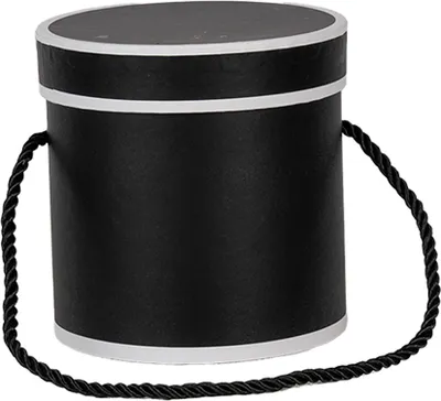 Produktbild von Clayre & Eef Geschenkbox Ø 12x12 cm Schwarz Karton