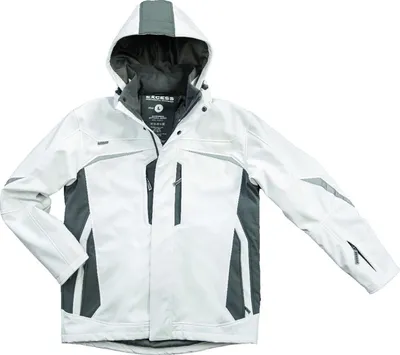 Produktbild von Excess Soft-Shell Winterjacke, Gr.S white-grey