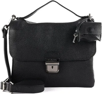 Produktbild von Gabs Leder Schultertasche Umhängetasche Shaila Handbag Black schwarz
