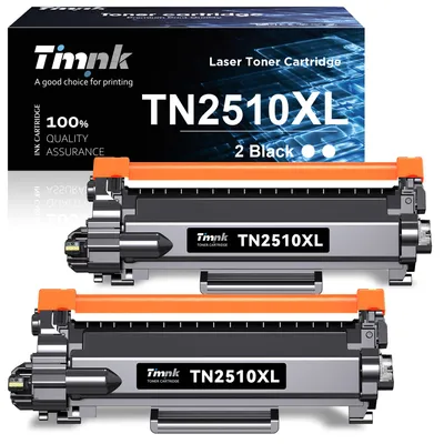Toner TN-2510XL für Brother, 2er-Pack, 3000 Seiten, Schwarz