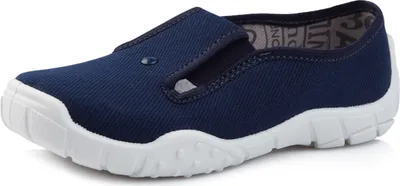 Produktbild von Ladeheid Kinder Hausschuhe LARW006 (Marineblau/Weiß, 26 EU)