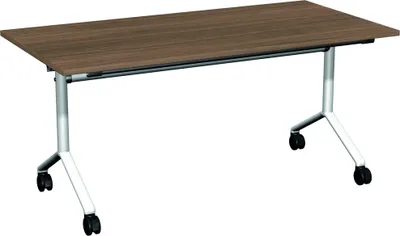 Produktbild von Gera Konferenztisch Klapptisch, Gestell auf Rollen, 1600x800x720, Nussbaum