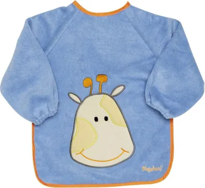 Produktbild von Playshoes Ärmel-Lätzchen - Giraffe Blau