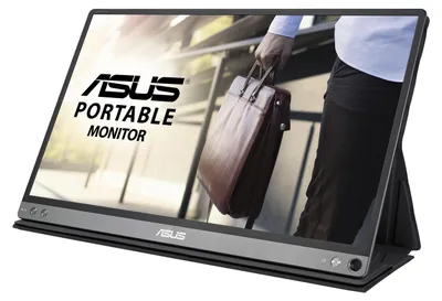 Produktbild von ASUS MB16AP, 39,6 cm (15.6"), 1920 x 1080 Pixel, Full HD, 5 ms, Grau