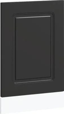 Produktbild von vidaXL Geschirrspülerblende Kalmar Schwarz 45x1,5x57 cm Holzwerkstoff