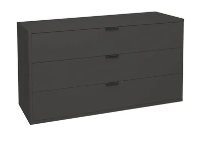 Produktbild von Kommode - 119 x 67 cm - 3 Schubladen - Anthrazit matt