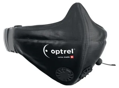 Immagine prodotto di Maschera per bocca e naso nera POM, poliestere, valvolaPoliuretano2 pz OPTREL